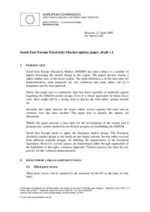 Electric power distribution / Electric power transmission systems / European Network of Transmission System Operators for Electricity / Electricity market / Electric power transmission / European Union / Transmission system operator / Competition law / Council of European Energy Regulators / Electric power / Energy / Electromagnetism