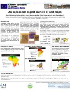 Geography / Land management / Soil map / International Soil Reference and Information Centre / European Digital Archive on Soil Maps of the World / Pedology / European Soil Database / Institute for Environment and Sustainability / Soil / Europe / Earth / Soil science