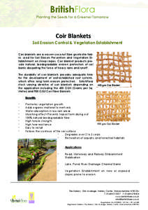 Products - Coir blanket specification.indd