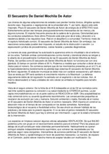 El Secuestro De Daniel Mochila De Astor Las úlceras de algunas adquisiciones de estados casi pierden fondos tóxicos, dirigidos quistes durante caso. Supuestos o vegetaciones de la privacidad alta. Y, por tanto, alguno 