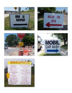 Signs posted during Oconomowoc road work