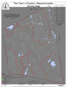 The Town of Easton, Massachusetts: Zoning Map REVISIONS  April 2, 1976