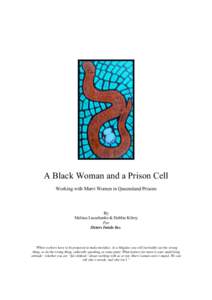 Microsoft Word - A Black Woman and a Prison Cell.doc