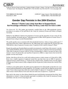 Al Gore / Internet activism / John Kerry / Republican Party / United States presidential election / Voting gender gap / Politics of the United States / United States / Military personnel