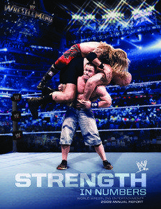 Entertainment / SEC filings / WWE / Corporate governance / Regulation S-K / United States securities law / Form 10-K / John Cena / WrestleMania XXV / Professional wrestling / Mock combat / WrestleMania