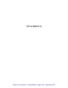 ATTACHMENT A  Case 2:11-cv[removed]LA Filed[removed]Page 1 of 5 Document 128-1 IN THE UNITED STATES DISTRICT COURT FOR THE EASTERN DISTRICT OF WISCONSIN