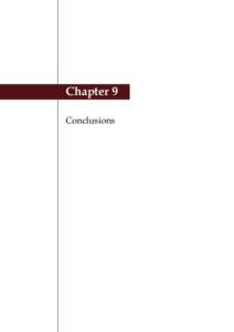 Chapter 9 Conclusions Chapter 9 Conclusions Peter King, Robert Kipp and Hideyuki Mori