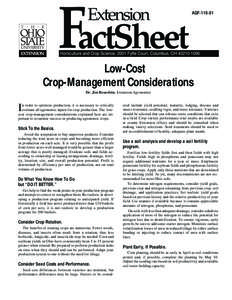 FactSheet Extension AGF[removed]Horticulture and Crop Science, 2001 Fyffe Court, Columbus, OH[removed]