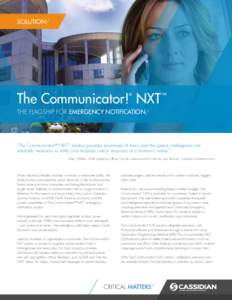 Solution/  The Communicator! NXT ®  ™