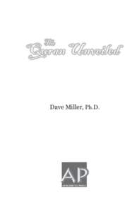 Dave Miller, Ph.D.  A P O L O GE T I CS P R E S S Apologetics Press, Inc. 230 Landmark Drive