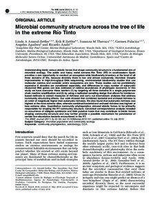 The ISME Journal[removed], 42–50 & 2011 International Society for Microbial Ecology All rights reserved[removed]www.nature.com/ismej