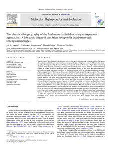 Molecular Phylogenetics and Evolution[removed]–499  Contents lists available at ScienceDirect