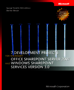 Microsoft SharePoint / Microsoft InfoPath / InfoPath Forms Services / Excel Services / Microsoft Excel / Windows Workflow Foundation / Web part / Microsoft Visual Studio / SharePoint Dashboard / Software / SharePoint / Microsoft Office