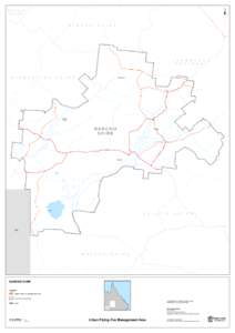 Barcoo Shire Urban Flying-Fox Management Area map