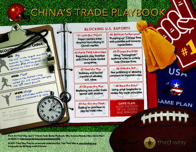 CHINA’S TRADE PLAYBOOK BLO CK ING U.S . EX PO RTS A  TING