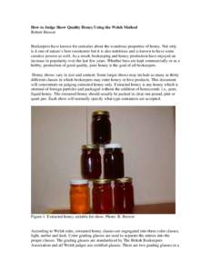 Beekeeping / Food and drink / Personal life / Agriculture / Honey / Refractometer / Nectar source