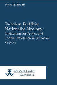 Policy Studies 40  Sinhalese Buddhist