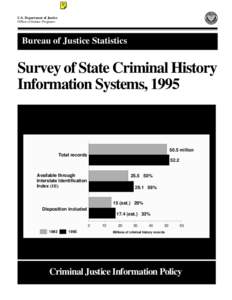 U.S. Department of Justice Office of Justice Programs Bureau of Justice Statistics  Survey of State Criminal History