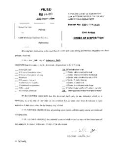 fiLED FEB[removed]SUPERIOR COURT OF NEW JERSEY LAW DIVIS10N: MIDDLESEX COUNTY