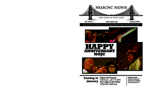 NOJCNC Membership  Member All year	 From July 1 Musician