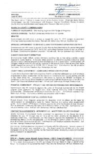 MINUTES June 24, 2013 Rio Blanco County  The Board met at 11 :OOam in regular session at the Fairfield Center. Chairman Shawn Bolton,