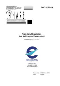 DOC[removed]Trajectory Negotiation in a Multi-sector Environment PHARE/EHQ/PAT[removed];1.1