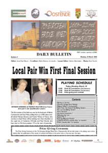 Bulletin 3  DAILY BULLETIN PDF version, courtesy of EBL