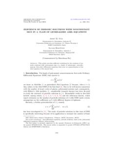 DISCRETE AND CONTINUOUS DYNAMICAL SYSTEMS Volume 33, Number 4, April 2013 doi:dcdspp. 1603–1614