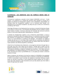 EURAXESS_Press release_French