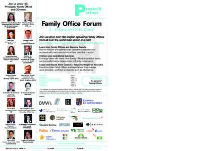 Join us when 160+ Principals, Family Offices and CIO meet! HRH Princess Dr. Nisreen Bint Mohammed Bin King Faisal I