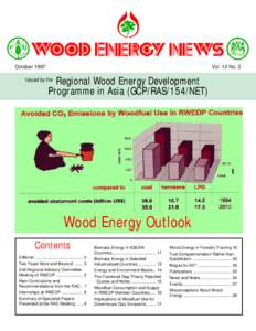 OctoberVol. 12 No. 2 Regional Wood Energy Development Programme in Asia (GCP/RAS/154/NET)