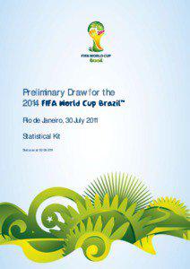 Preliminary Draw for the 2014 Rio de Janeiro, 30 July 2011