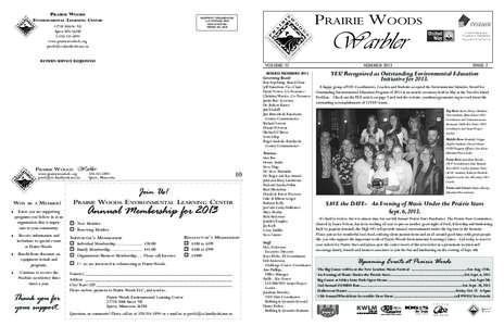 PRAIRIE WOODS  PRAIRIE WOODS NONPROFIT ORGANIZATION U.S. POSTAGE PAID