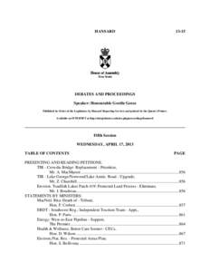 Legislative Proceedings - Legislative Chamber (1019)