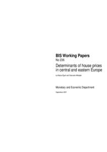 Real estate economics / Central and Eastern Europe / Economic growth / Gross domestic product / Real interest rate / Supply and demand / Australian property bubble / Irish property bubble / Economics / Interest rates / Real estate