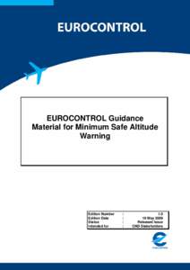 EUROCONTROL Guidance Material for Minimum Safe Altitude Warning