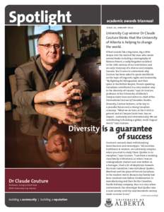 Claude Couture / Consortium for North American Higher Education Collaboration / Knowledge / University of Alberta / Couture / Professor / Education / Academia / Association of Commonwealth Universities