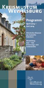 Kreismuseum Wewelsburg Programm April 2014 – Juni 2014