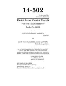 October 10, 2014 US v. Alvarez de Lugo Azpurua 2nd circuit brief
