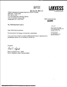 8EHQ[removed]TSCA 8(e) Notice