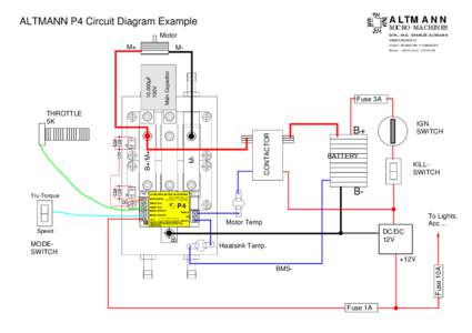 A L TM A N N  ALTMANN P4 Circuit Diagram Example MICRO MACHINES