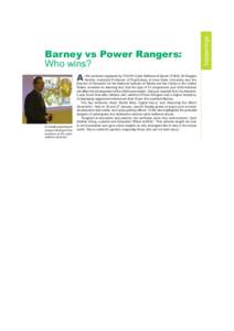 happenings  Barney vs Power Rangers: Who wins? A