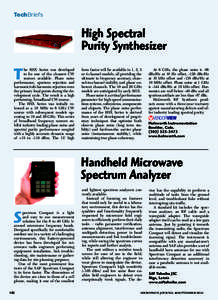 Oscillators / Electronics / Electronic test equipment / Laboratory equipment / Noise / Phase noise / Microwave / DBc / Radio spectrum / Technology / Electronic engineering / Radio technology