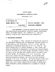 Tarmac America, Inc., Settlement Agreement, December 16, 1999