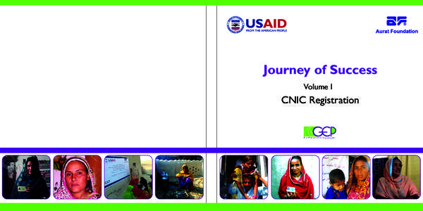 Journey of Success Volume I CNIC Registration  August 2013