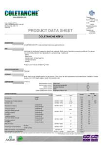 COLETANCHE NTP3 ASTM (USA units) E