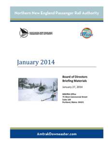 January[removed]Board of Directors Briefing Materials January 27, 2014 NNEPRA Office