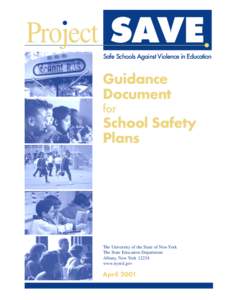 Project SAVE - A downloadable guide for School Safety Plans