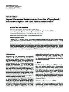 Transcription factors / Histone deacetylase / Gene expression / Proteins / Transcription coregulators / Sirtuin / SIRT3 / HDAC4 / PCAF / Biology / Chemistry / Enzymes