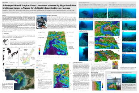 OS31A-0976,  2014 AGU Fall Meeting - Ocean Sciences Section: New Perspectives on Seaoor Morphology from High-Resolution Ocean Mapping Submerged Humid Tropical Karst Landforms observed by High-Resolution Multibeam Surv